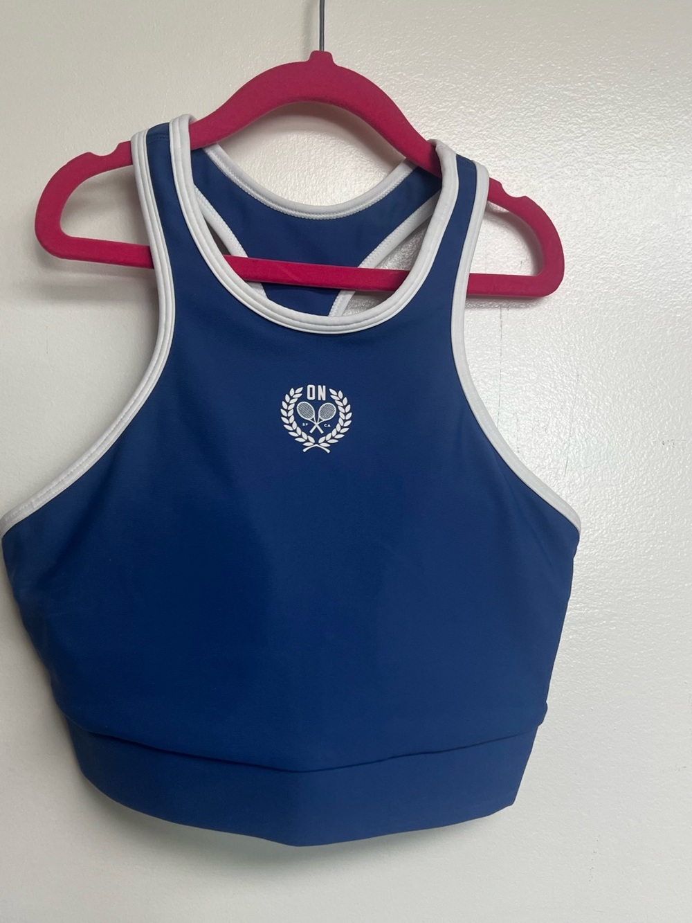 Old Navy Navy Blue Tank with White Trim